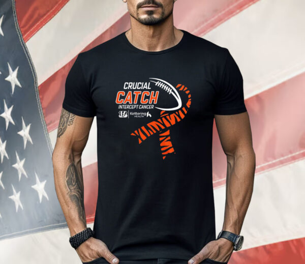 Cincinnati Bengals 2024 Crucial Catch Intercept Cancer Shirt