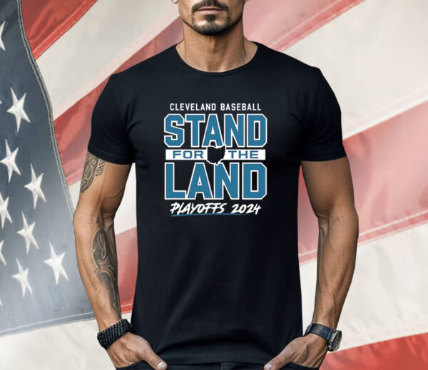 Cleveland Guardians baseball stand for the land 2024 playoffs Shirt