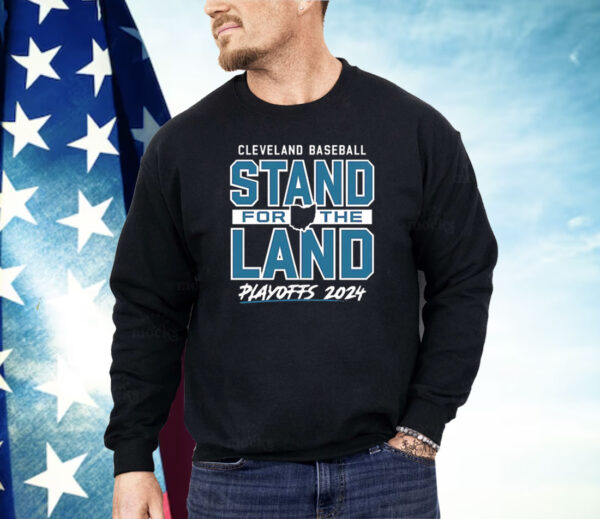 Cleveland Guardians baseball stand for the land 2024 playoffs Shirt