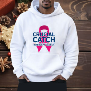 Crucial Catch Intercept Cancer Pink Ribbon Shirt