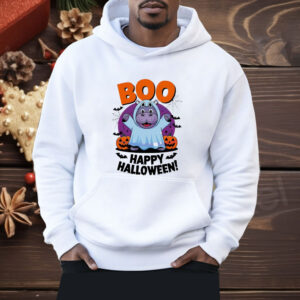 Cute Moo Deng Halloween Boo Shirt