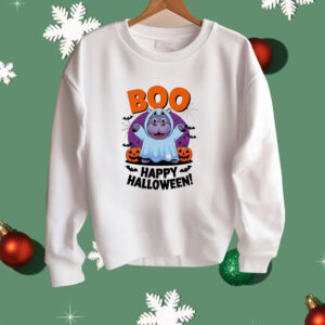 Cute Moo Deng Halloween Boo Shirt