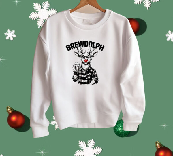 Deer Brewdolph Christmas Shirt