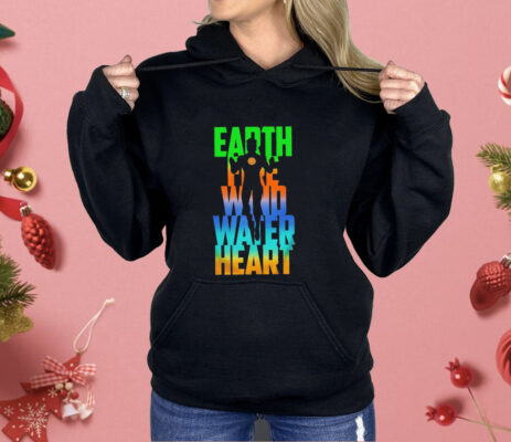 Earth fire wind water heart Powers Combined I am captain planet Shirt