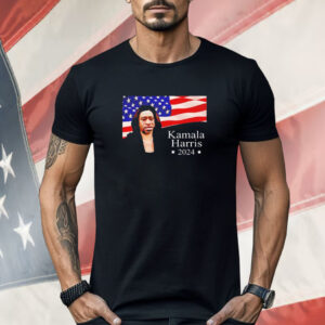 Fleccas Talks wearing George Floyd Kamala Harris 2024 Shirt