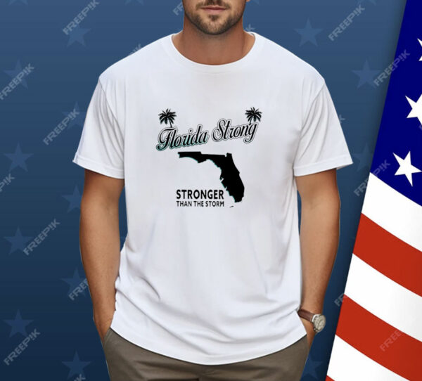 Florida strong stronger than the storm map Shirt