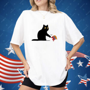 Funny Black Childless Cat Ladies Push GOP Elephant Shirt