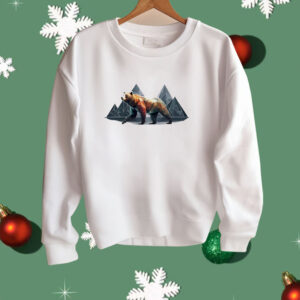 Geometric bear in the mountains Shirt