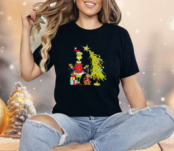 Grinch Christmas Tree Shirt