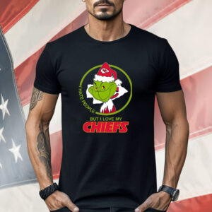 Grinch I Hate People But I Love Chiefs Shirt