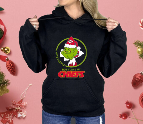 Grinch I Hate People But I Love Chiefs Shirt