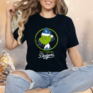 Grinch I Hate People But I Love Los Angeles Dodgers Shirt