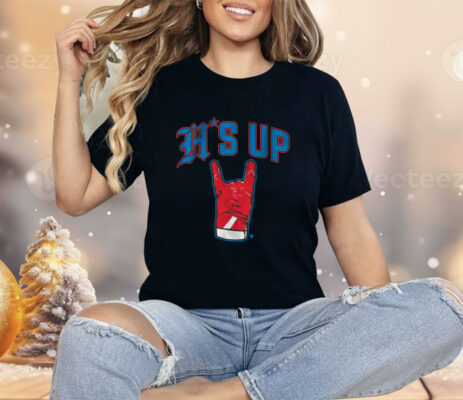 Houston Football H's Up Shirt