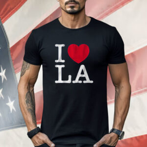 I Love LA Baseball Shirt