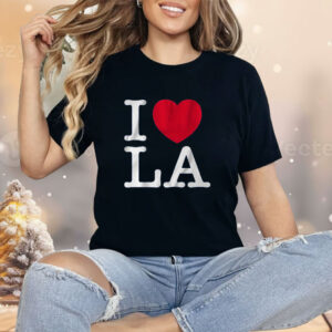 I Love LA Baseball Shirt