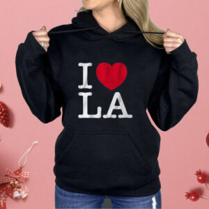 I Love LA Baseball Shirt