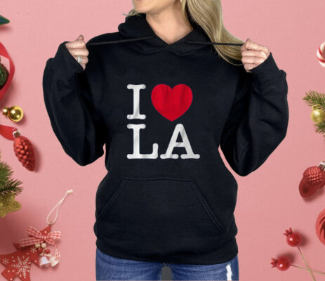 I Love LA Baseball Shirt