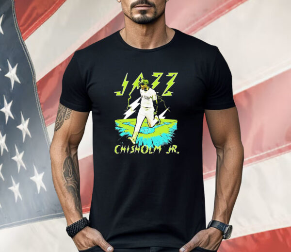 Jazz Chisholm Jr New York Yankees player lightning Shirt