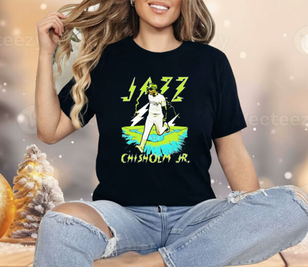 Jazz Chisholm Jr New York Yankees player lightning Shirt