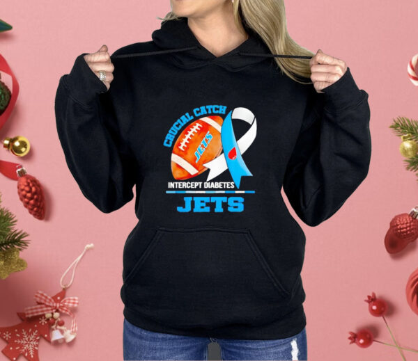 Jets Crucial Catch Intercept Diabetes Shirt