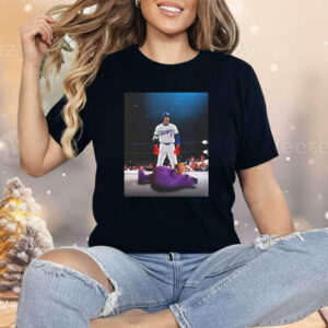 Los Angeles Dodgers Shohei Ohtani Down Goes Grimace Shirt