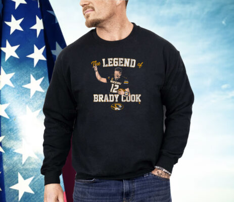 Mizzou Football The Legend Of Brady Cook Shirt