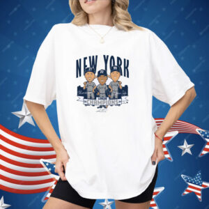 New York Baseball League Champions Caricatures Shirt