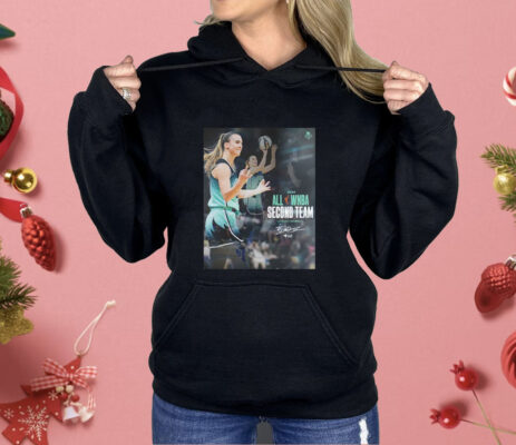 New York Liberty 2024 All WNBA Second Team Sabrina Ionescu Signature Shirt