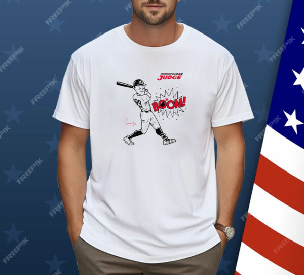 New York Yankees Aaron Judge Brings The Boom Signature Shirt