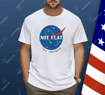 Not flat we checked logo Shirt