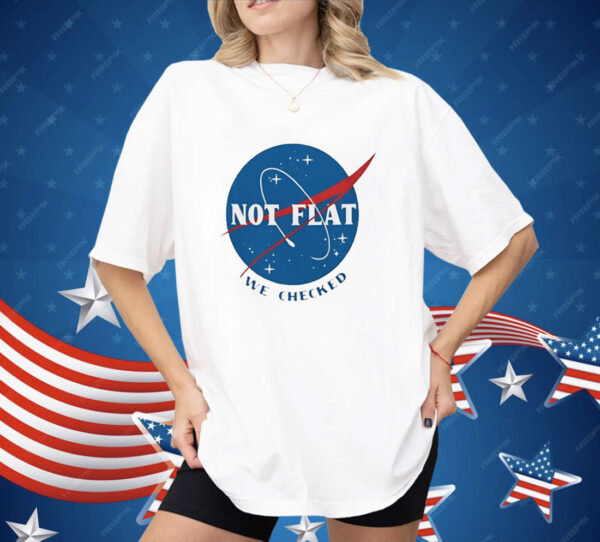 Not flat we checked logo Shirt