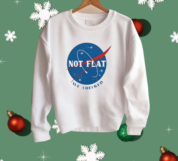 Not flat we checked logo Shirt