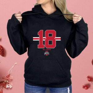 Ohio State Football Will Howard 18 Ladies Boyfriend Shirt