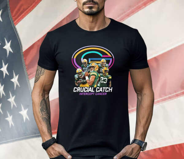 Packers Crucial Catch Intercept Cancer Shirt