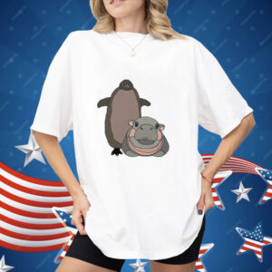 Pesto The Penguin And Moo Deng The Baby Hippo Shirt