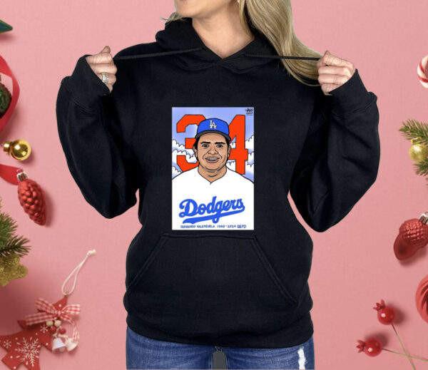 RIP Fernando Valenzuela Los Angeles Dodgers Shirt