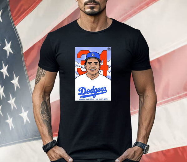 RIP Fernando Valenzuela Los Angeles Dodgers Shirt