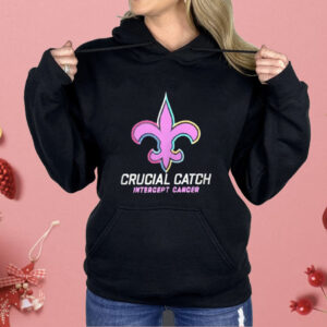 Saints Crucial Catch Intercept Cancer Shirt