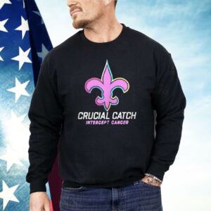 Saints Crucial Catch Intercept Cancer Shirt