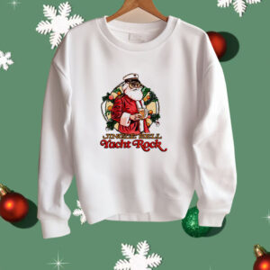 Santa jingle bell yacht rock Christmas Shirt