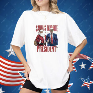 Santas favorite president Christmas Trump 2024 Shirt