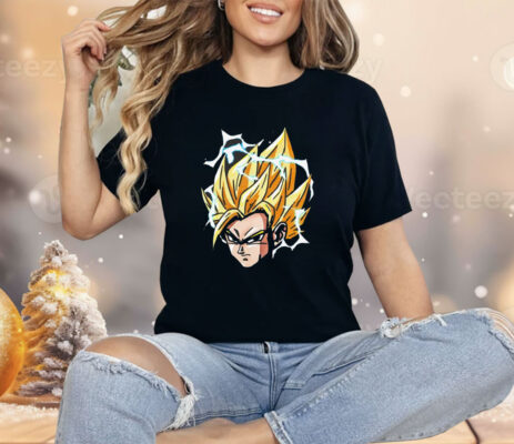 Son Goku Dragon Ball big face graphic Shirt