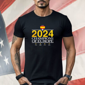 Spain National Football Team 2024 Champions Of Europe Shirt