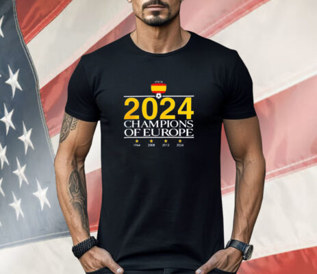 Spain National Football Team 2024 Champions Of Europe Shirt