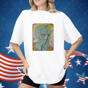 Squidward Tentacles Encyclopedia SpongeBobia face Shirt