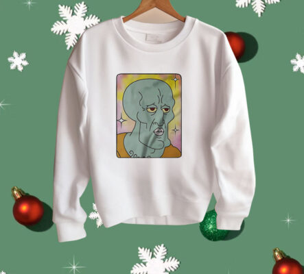 Squidward Tentacles Encyclopedia SpongeBobia face Shirt