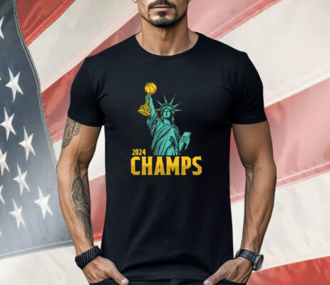 Statue Of Liberty New York Liberty 2024 WNBA Champs Shirt