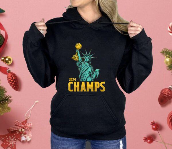 Statue Of Liberty New York Liberty 2024 WNBA Champs Shirt