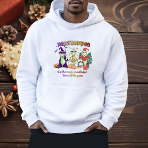 The Grinch Hallothanksmas it’s the most wonderful time of the year Christmas Shirt