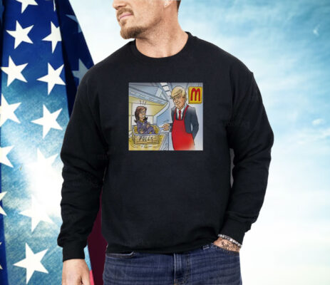 Trump Is Cooking Kamala In The Polls McDonald’s Shirt